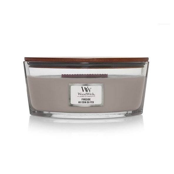 WoodWick Sviečka ELLIPSE Fireside 450g