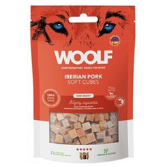 Woolf Dog Soft Cubes Iberské bravčové, maškrta pre psy 100g