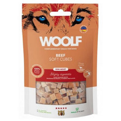 Woolf Dog Soft Cubes hovädzie, maškrta pre psy 100g