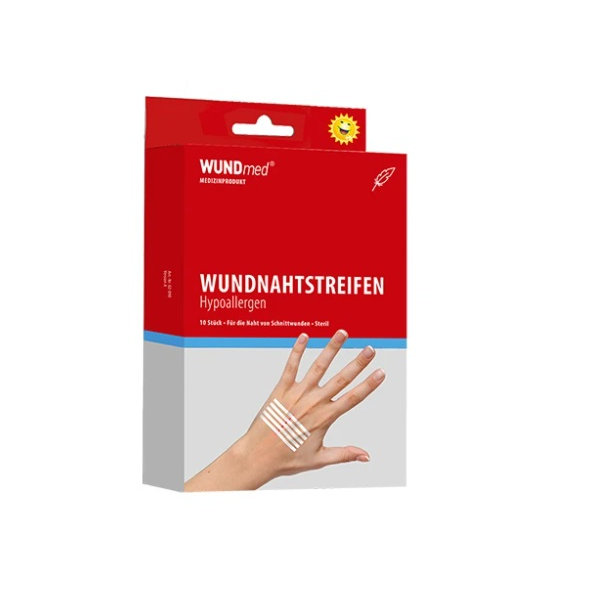 WUNDmed Sterilné prúžky na stiahnutie reznej rany (102mmx6,4mm) stehy 2x5ks (10ks)
