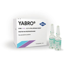Yabro roztok s kyselinou hyalurónovou 0,3%, 10x3ml