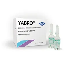 Yabro roztok s kyselinou hyalurónovou 0,3%, 10x3ml