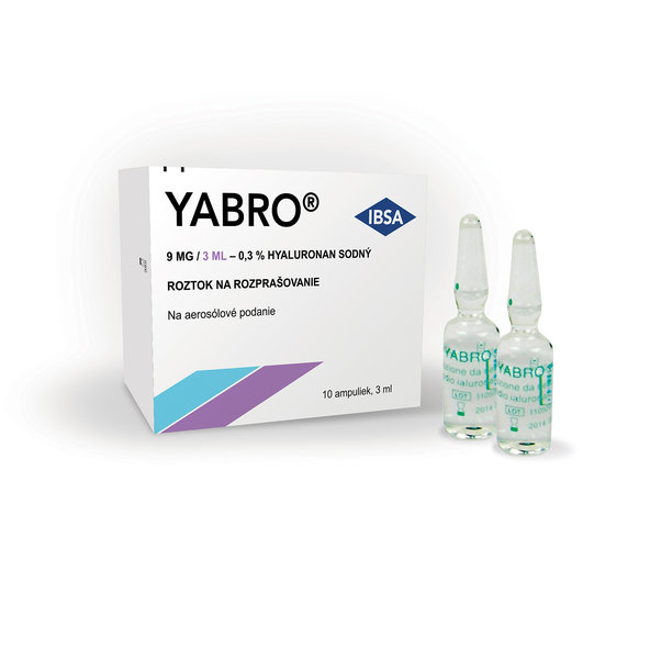 Yabro roztok s kyselinou hyalurónovou 0,3%, 10x3ml