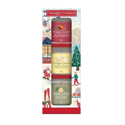 YANKEE CANDLE Darčeková sada sviečok Holiday Party 3x37g