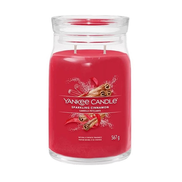 YANKEE CANDLE sviečka Sparkling Cinnamon 567g