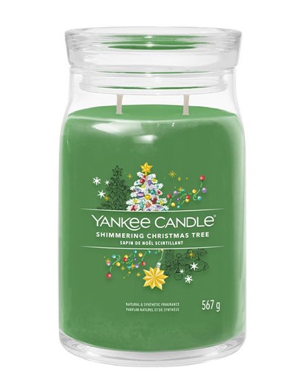 YANKEE CANDLE sviečka Shimmering Christmas Tree 567g