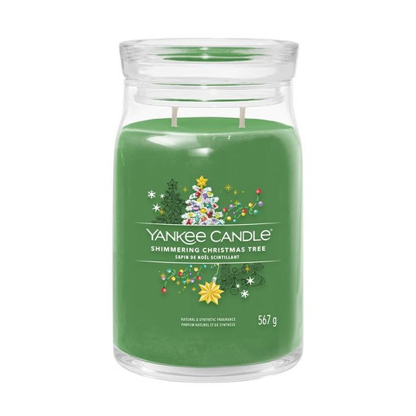 YANKEE CANDLE sviečka Shimmering Christmas Tree 567g