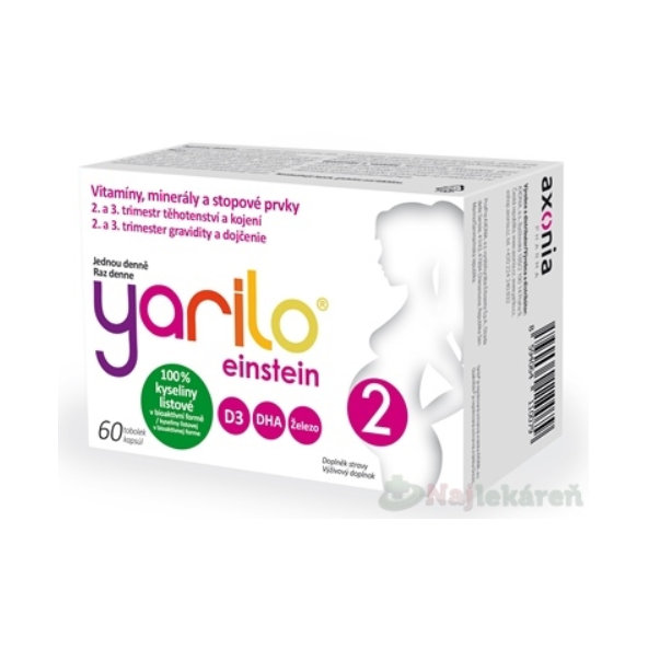 YARILO einstein 2. a 3. trimester tehotenstva a dojčenie 60ks