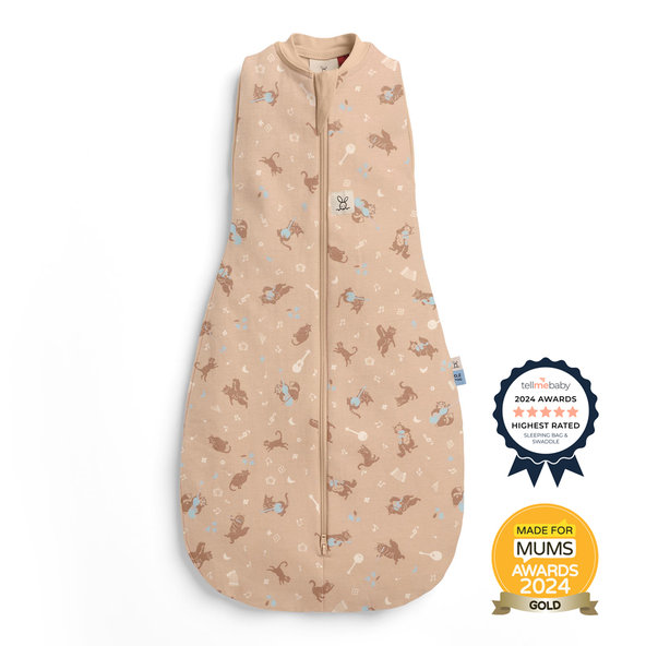 ERGOPOUCH Zavinovačka a vak na spanie 2v1 Cocoon Melody 0,2tog 3-6m
