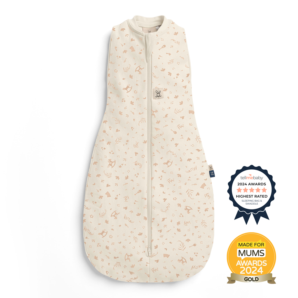 ERGOPOUCH Zavinovačka a vak na spanie 2v1 Cocoon Lullaby 1,0 tog 6-12m