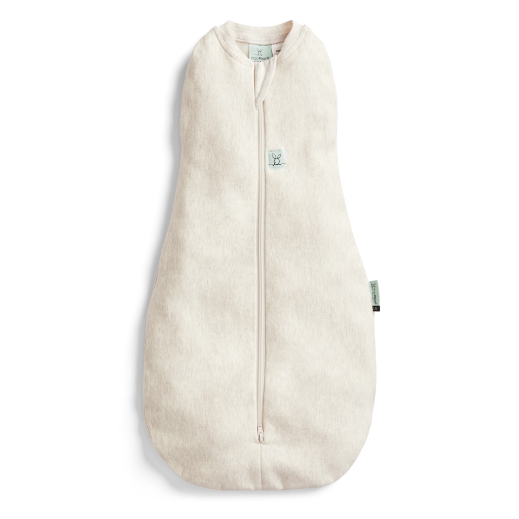 ERGOPOUCH Zavinovačka a vak na spanie Cocoon Oatmeal Marle 1 tog 3-6 m