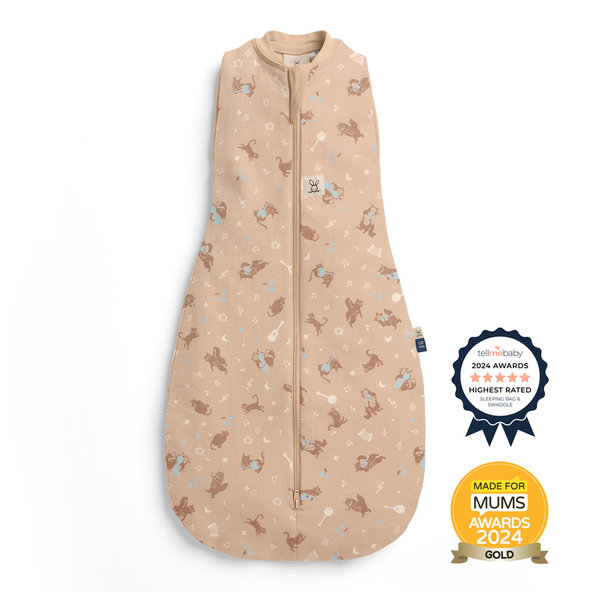ERGOPOUCH Zavinovačka a pytel na spanie 2v1 Cocoon Melody 1,0tog 3-6m