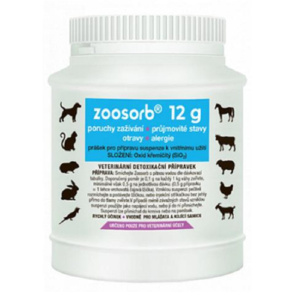 ZOOsorb - prvá pomoc pri otrave zvierat 12g