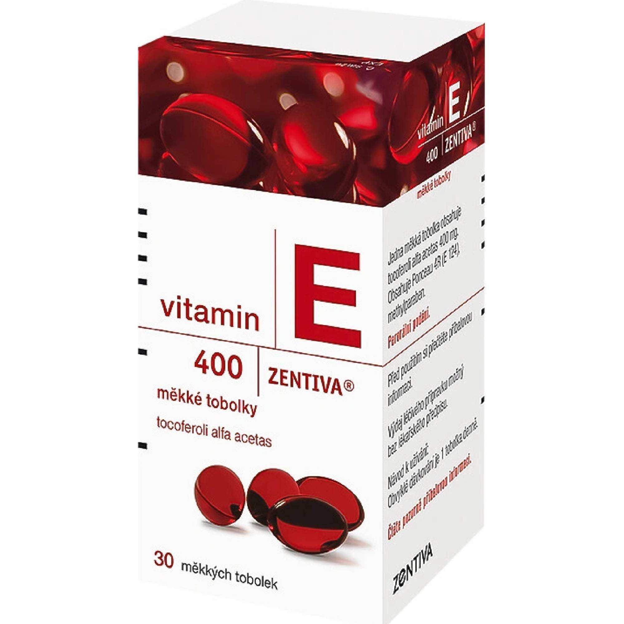 Vitamin E 400-Zentiva cps.mol.30 x 400 mg