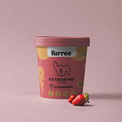 Zmrzlina pre psov Fürree Ice cream Strawberry 60 g