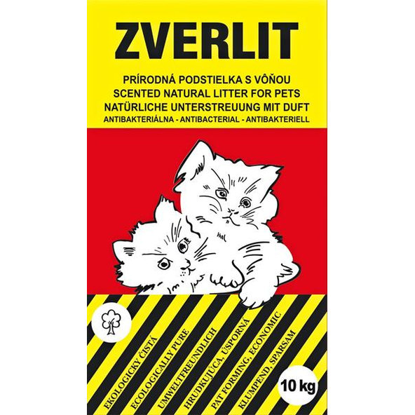 Zverlit červený s vôňou - prírodná podstielka pre mačky 10kg
