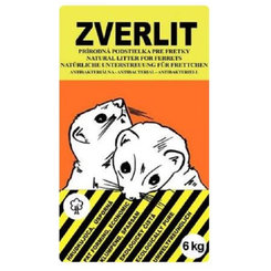 Zverlit hnedý - prírodná podstielka pre fretky 6kg