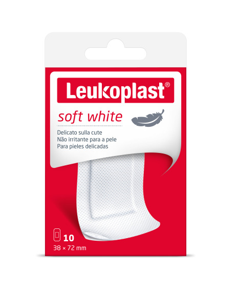 LEUKOPLAST Soft White náplasť na rany 38 x 72mm, 10ks kúpite na Najlekaren.eu