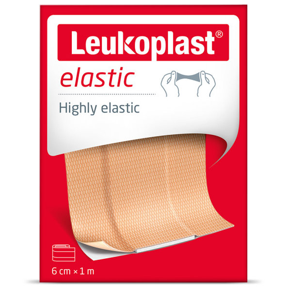 LEUKOPLAST ELASTIC pás 6cmx1m, 1ks