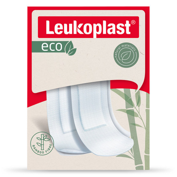 LEUKOPLAST Eco Strips náplasť na rany, 2 veľkosti 20ks