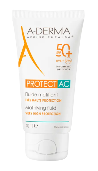 A-Derma Protect AC zmatňujúci fluid SPF50+ 40 ml
