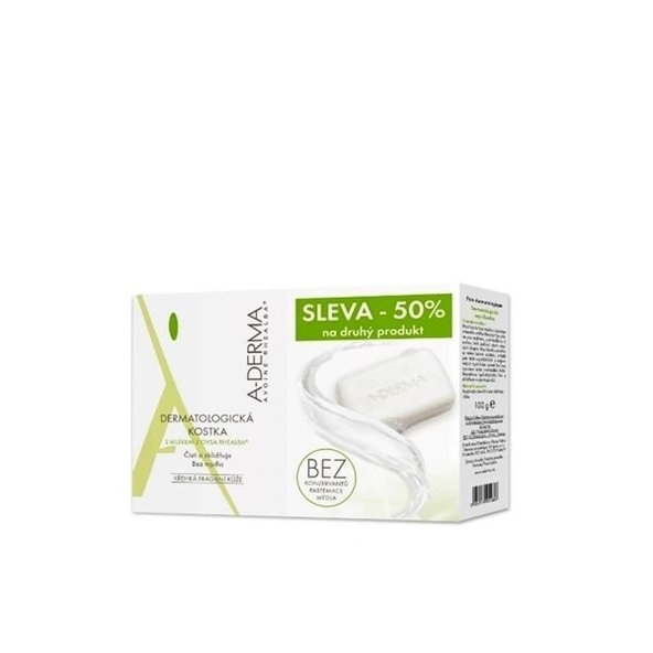 A-DERMA Upokojujúca dermatologická kocka DUO 2x100g