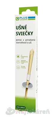 Plus Lekáreň ušné sviečky 2 ks