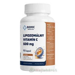 BIOMIC Vitamín C lipozomálny 500 mg 90 kapsúl