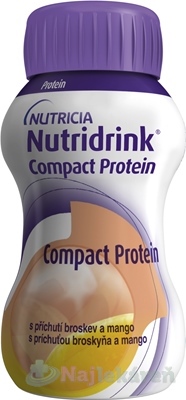 Nutridrink Compact Protein s príchuťou broskyňa a mango 24 x 125 ml kúpite na Najlekaren.eu