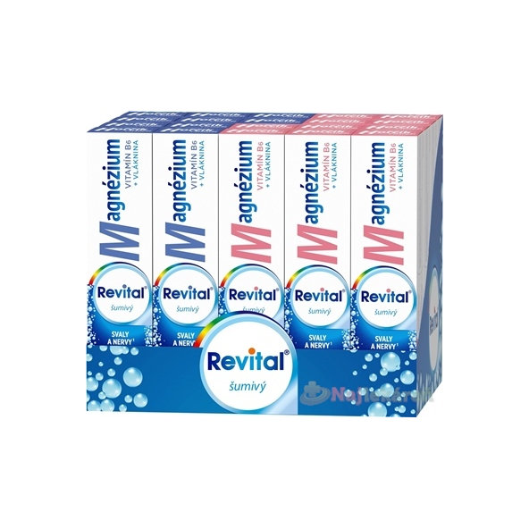VITAR Revital Magnézium + B6 šumivý MIX BOX (20 x 20 ks)