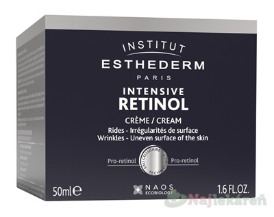 ESTHEDERM INTENSIVE RETINOL CREAM s obsahom vitamínu A 50ml kúpite na Najlekaren.eu