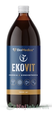 EkoMedica SK Ekovit Energia a Koncentrácia nápoj 1000 ml
