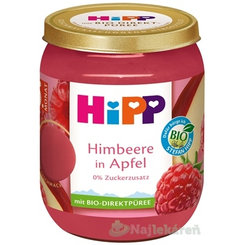 HiPP Príkrm BIO Jablko a maliny 4m+ 160 g