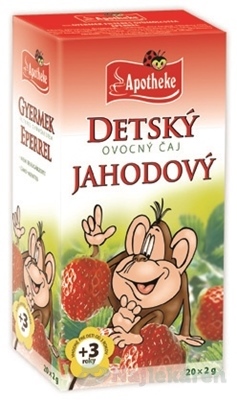 APOTHEKE Detský ovocný čaj jahodový 20x2 g