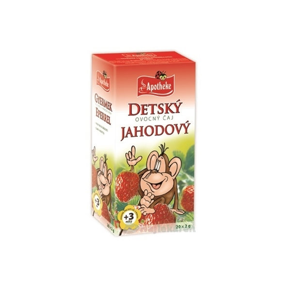 APOTHEKE Detský ovocný čaj jahodový 20x2 g