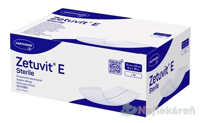 ZETUVIT E Sterile sterilný nasiakavý kompres 15x25 cm 10 ks kúpite na Najlekaren.eu