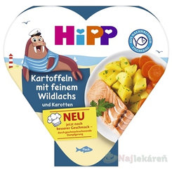 HiPP BIO Zemiaky so zeleninou a jemným lososom 250g