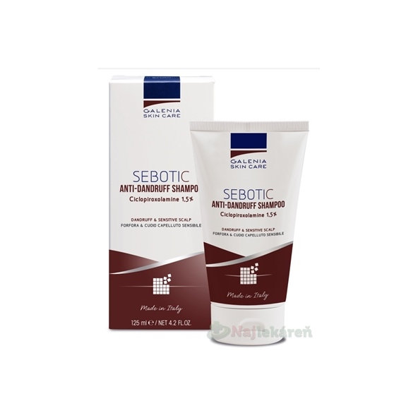 Galenia Skin Care SEBOTIC šampón proti lupinám 125ml