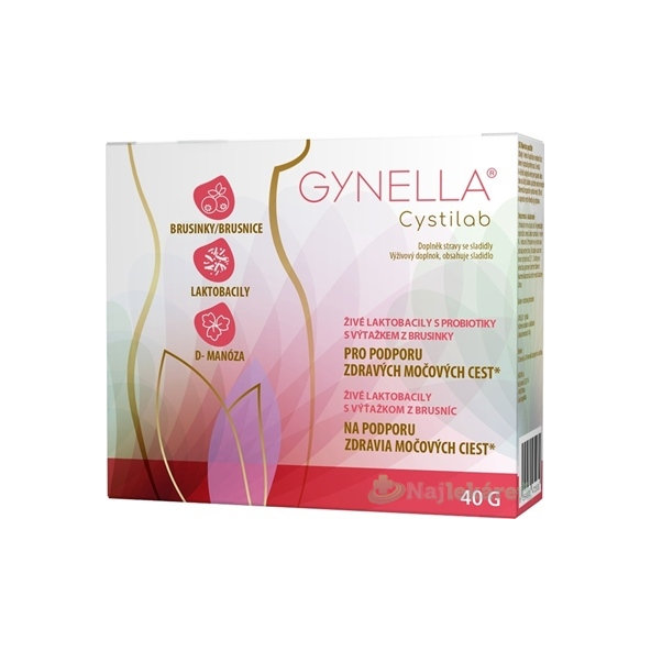 GYNELLA Cystilab dvojdielne vrecká 10x4g (40g)