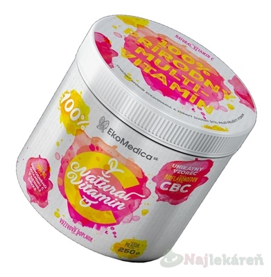 EkoMedica SK Natural Vitamin C prášok 250 g