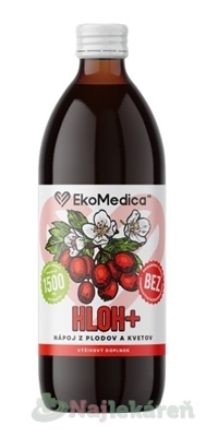 EkoMedica SK Hloh+ nápoj z plodov a kvetov 500 ml