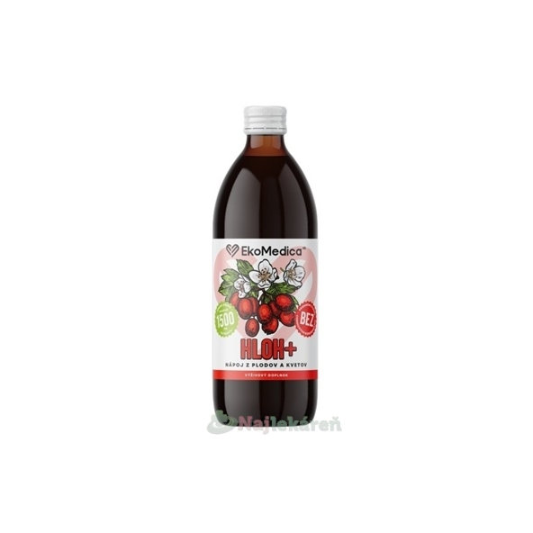 EkoMedica SK Hloh+ nápoj z plodov a kvetov 500 ml