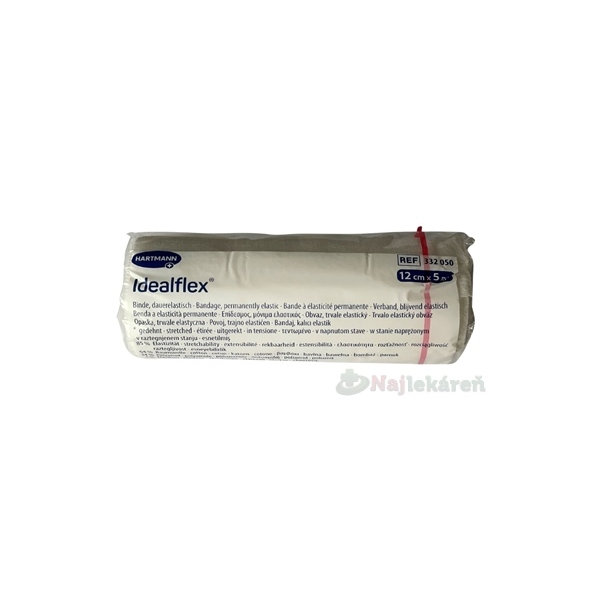 Idealflex ovínadlo elastické krátkoťažné 12cm x 5m 1 ks