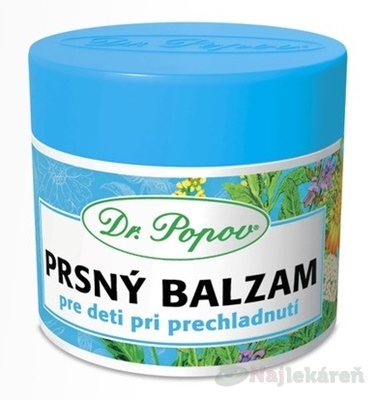 Dr. Popov Prsný balzam pre deti 50 ml