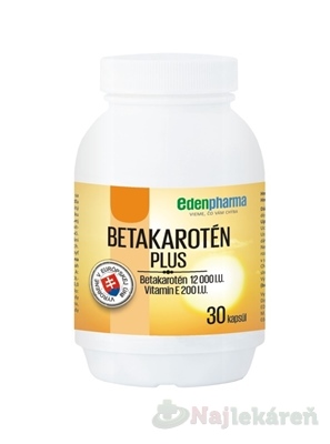 EDENPharma BETAKAROTÉN PLUS 30 kapsúl kúpite na Najlekaren.eu