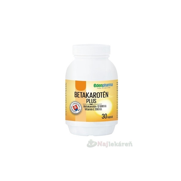 EDENPharma BETAKAROTÉN PLUS 30 kapsúl