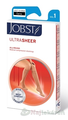 JOBST ULTRA SHEER kompresívne lýtkové pančuchy so zatvorenou špičkou veľ. 4, 1 pár