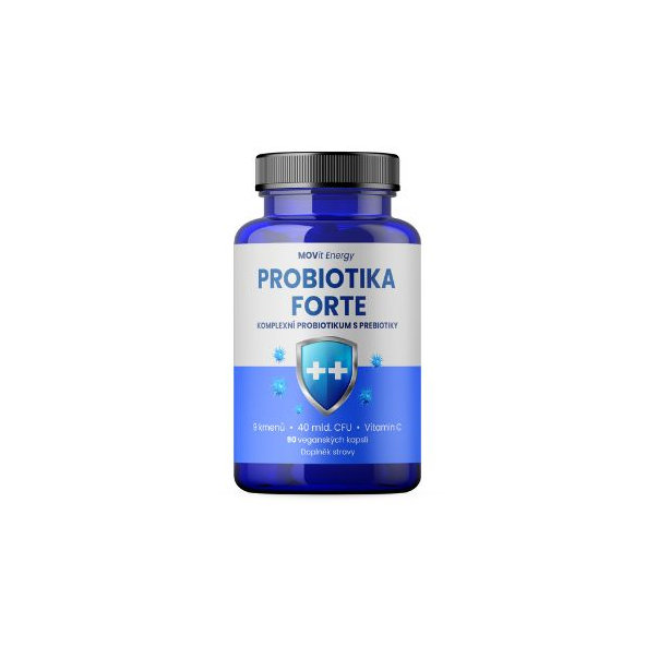 MOVit Energy Probiotiká FORTE 90 vegánskych kapsúl