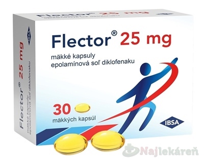 Flector 25 mg 30 kapsúl kúpite na Najlekaren.eu