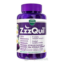 ZzzQuil SPÁNOK želé s príchuťou lesného ovocia 60 ks